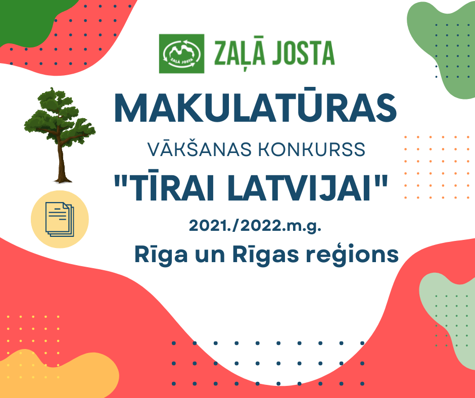 Rīgas reģiona mācību iestādes savāc pārstrādei 177 tonnas makulatūras, izcīnot divas godalgas valsts mērogā